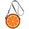 Very Popular Sliced Lemon Pattern Cosmetic Bag Handbag Small Round Bag Storage Bag Shoulder Messenger Bag Girls Bag Lemon