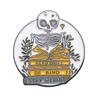 Unique Skull Letter Brooch For Halloween Festivities Stylish Punk Metal Pin