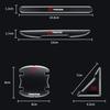 4PC Transparent Car Door Handle Sticker Decoration Protector Film For Mazda 2 3 6 8 Atenza CX-30 50 60 MX-5 CX-3 5 7 Accessories