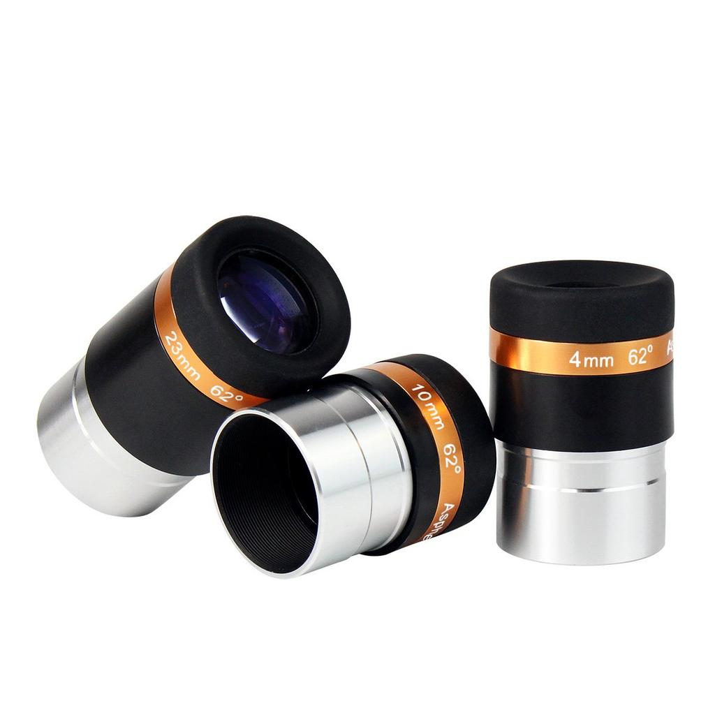 SVBONY Eyepiece Set Eyepieces Focal Lengths FMC Angle for Telescopes 1.25-inch 4mm/10mm/23mm 62° Ultra-Wide