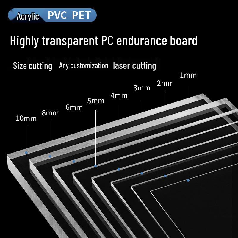 Flame Retardant Transparent PVC Board - Durable PETG Partition Material