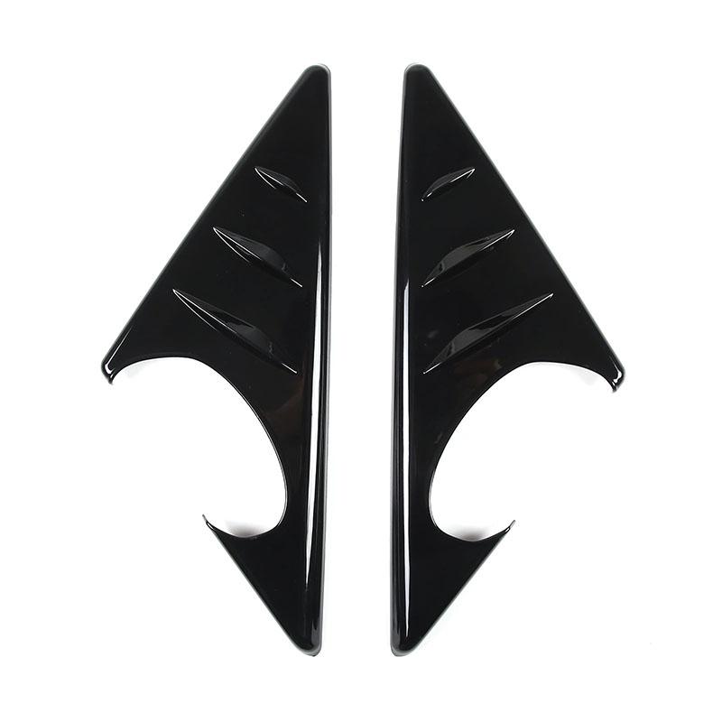 

For BMW 3 Series E90 2005-2012 ABS Carbon Fiber Rearview Mirror Side Triangle Spoiler Trim Decorative Sticker Car Accessories чёрный