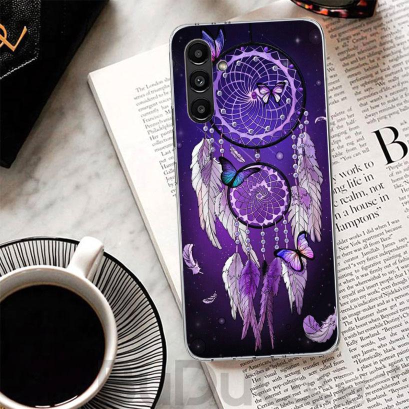 Retro Feather Dreamcatcher Phone Case For Samsung A17 A16 A26 A36 A56 A15 A14 A13 A55 A54 A53 A35 A34 A33 A25 A24 A23 A05S A04S