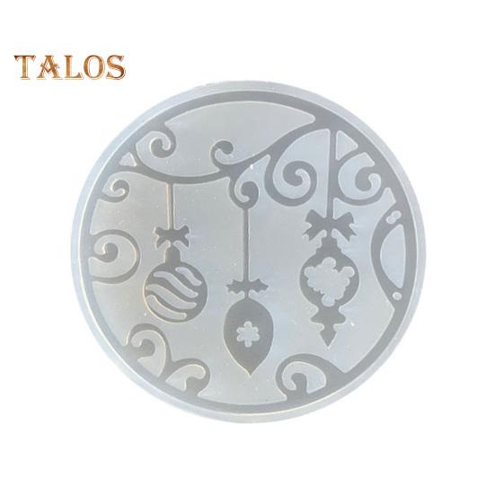 Cupă Mat Mat Decorativ Antiaderent 9 Stiluri Utilă Craciun Cup Mat Mold pentru Crăciun