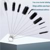 10-Piece Nylon Straw Cleaning Brush Set for Cross-Border Labeling