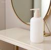 200-500ml High-end Cosmetics Bottles Acrylic Pump Head Refillable White Empty Plastic Pump Lotion Shampoo Bottle