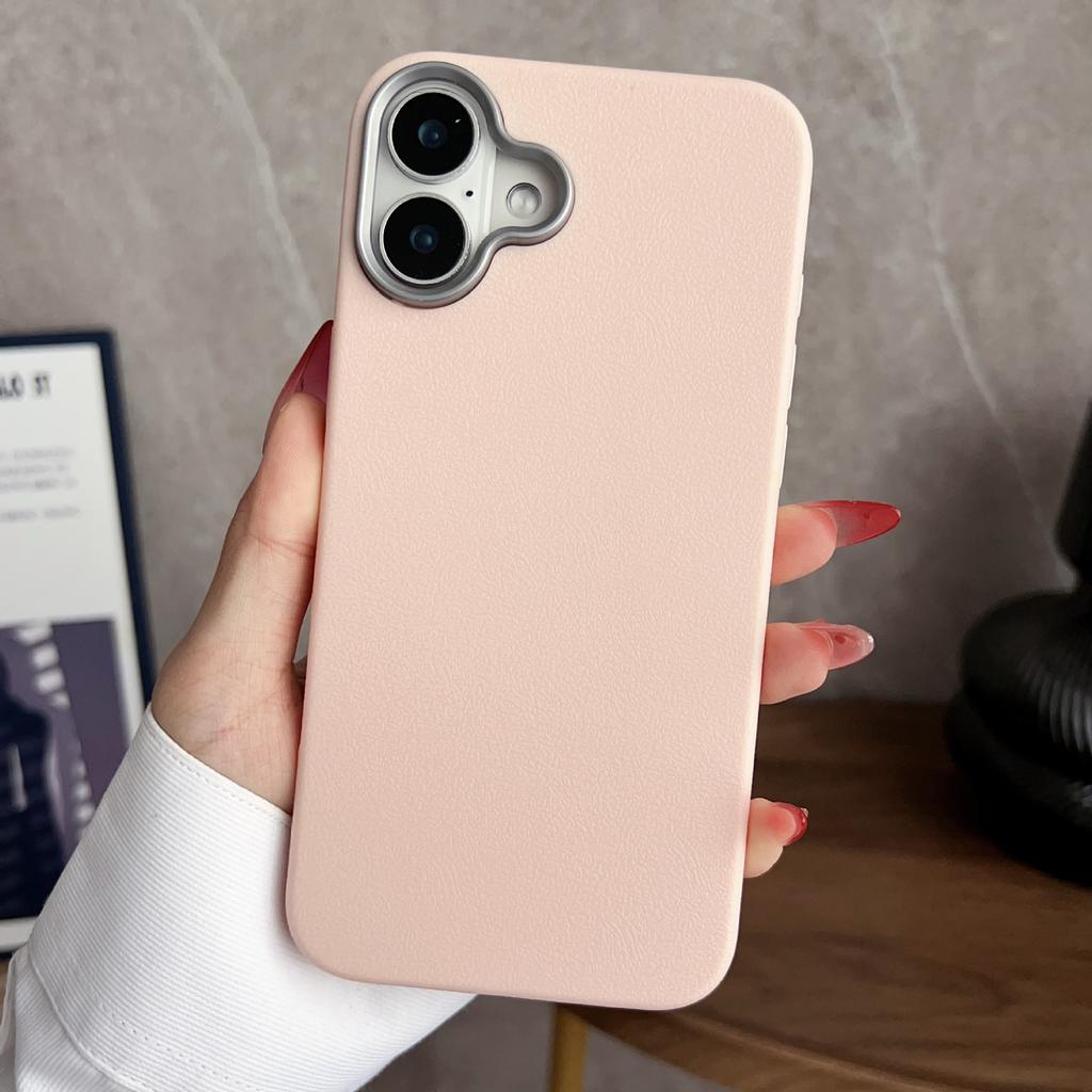 Applicable To IPhone 16 Mobile Phone Case Retro Leather Pattern 14Promax Apple 15 Protective Case 13 Silicone Simple