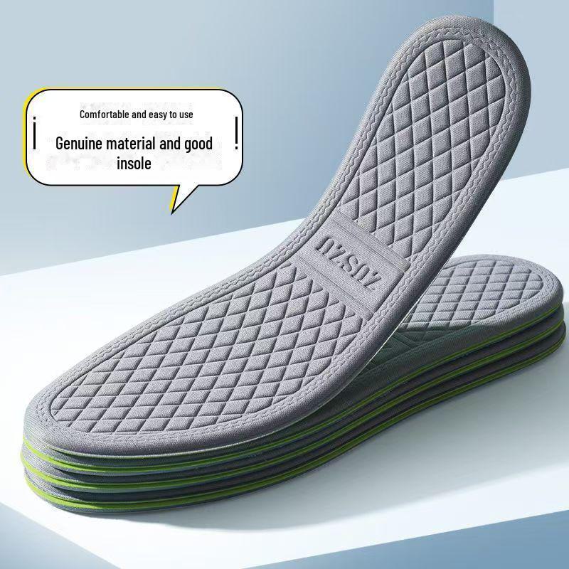 

Спортивная стелька унисекс: Дезодорирующий, дышащий, впитывающий пот, амортизирующий, удобный, массажный, обеспечивающий длительный комфорт. 45-46 серый