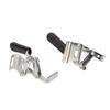 2pcs Wheelchair Brakes Steel Side Mount Assembly Manual Sensitive Wheelchair Locks Brakes