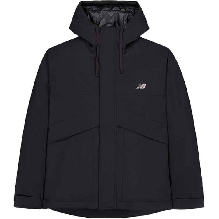 New Balance Jackets Men s Black Hooded Moderate Other AMJ43377-BK XL