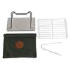 UCO Solo Bonfire Mini Flat Pack Portable Grill Fire Pit 27172 & (FF) [Used]