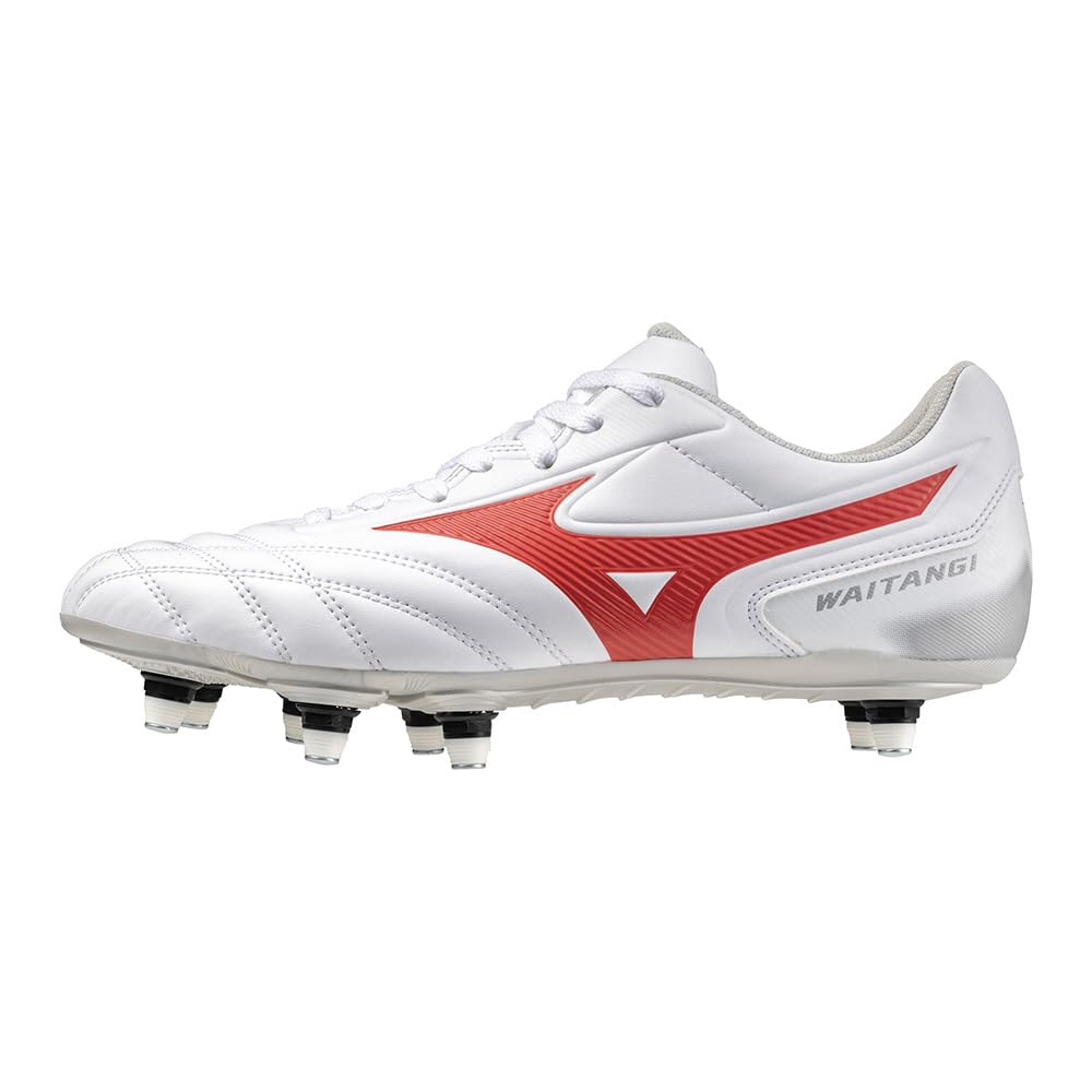 

Mizuno Регбийные бутсы Waitangi II CL Club Activities Широкие Легкие см 4E Бело-красные 28.0