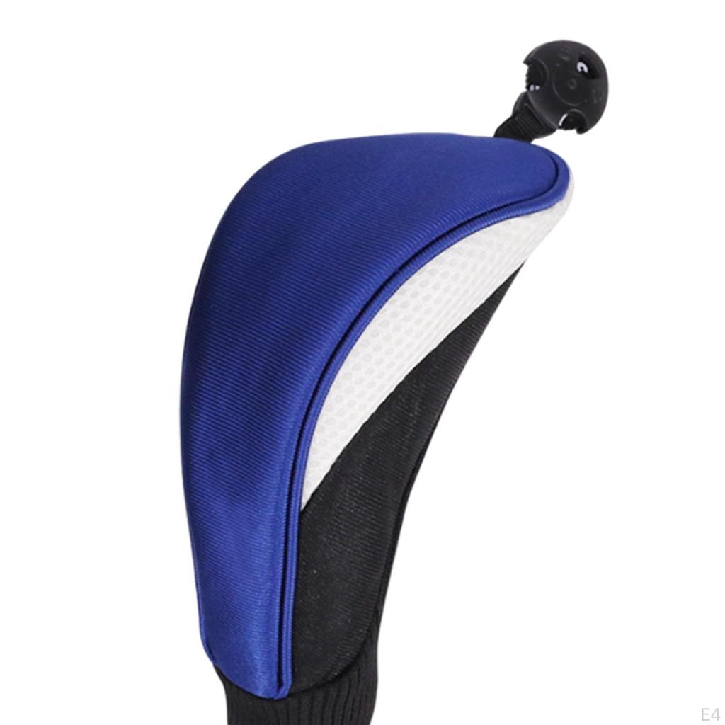 3 Golf Club Covers with Interchangeable Number Tags for Outdoor Use