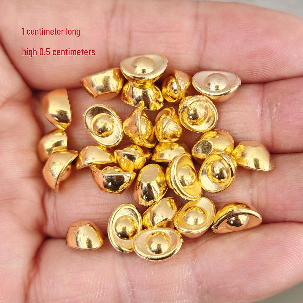 Silver Mini Alloy Ingot & Abacus Ornaments Photo Frame Accessories Temple Crafts