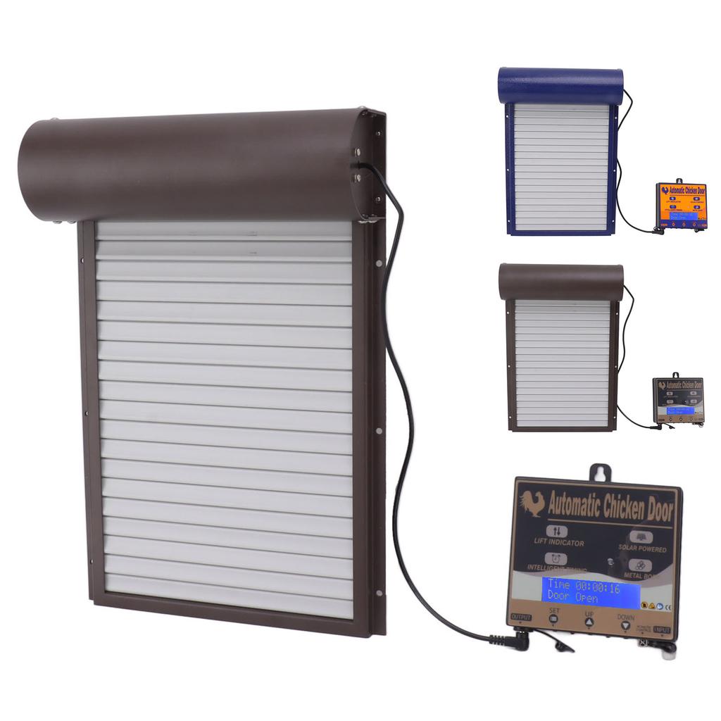 Automatic Chicken Coop Door Light Sensing Timing Remote Control 3 In 1 Coop Door for Breeding Farm