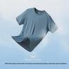 Men's Large Quick-Dry Outdoor Sports T-Shirt - Summer Short-Sleeve with Group Printing