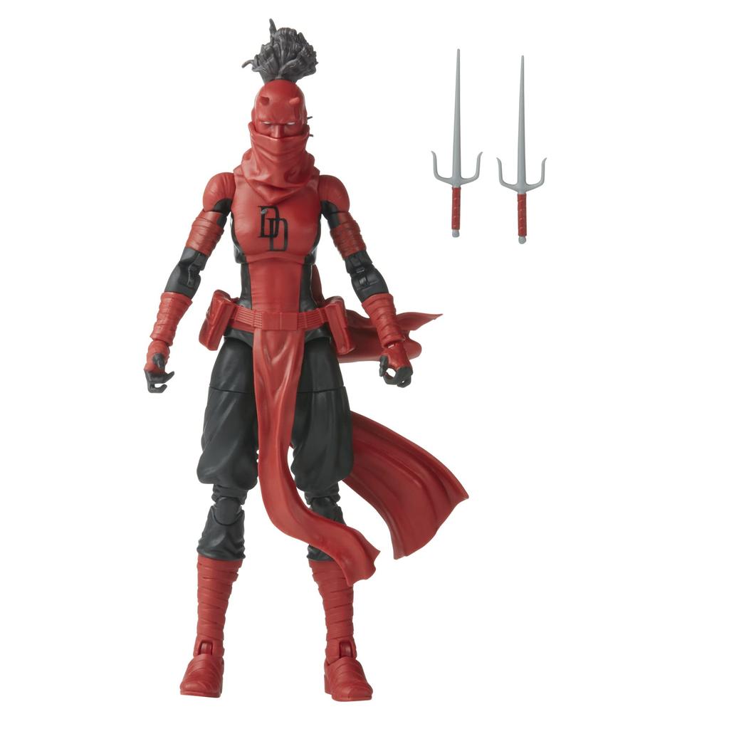 Hasbro (HASBRO) MARVEL Hasbro Marvel Legends Series Elektra Natchios Daredevil, 6-inch (15 Cm) Size Action Figure, 2 Accessories Included F6572