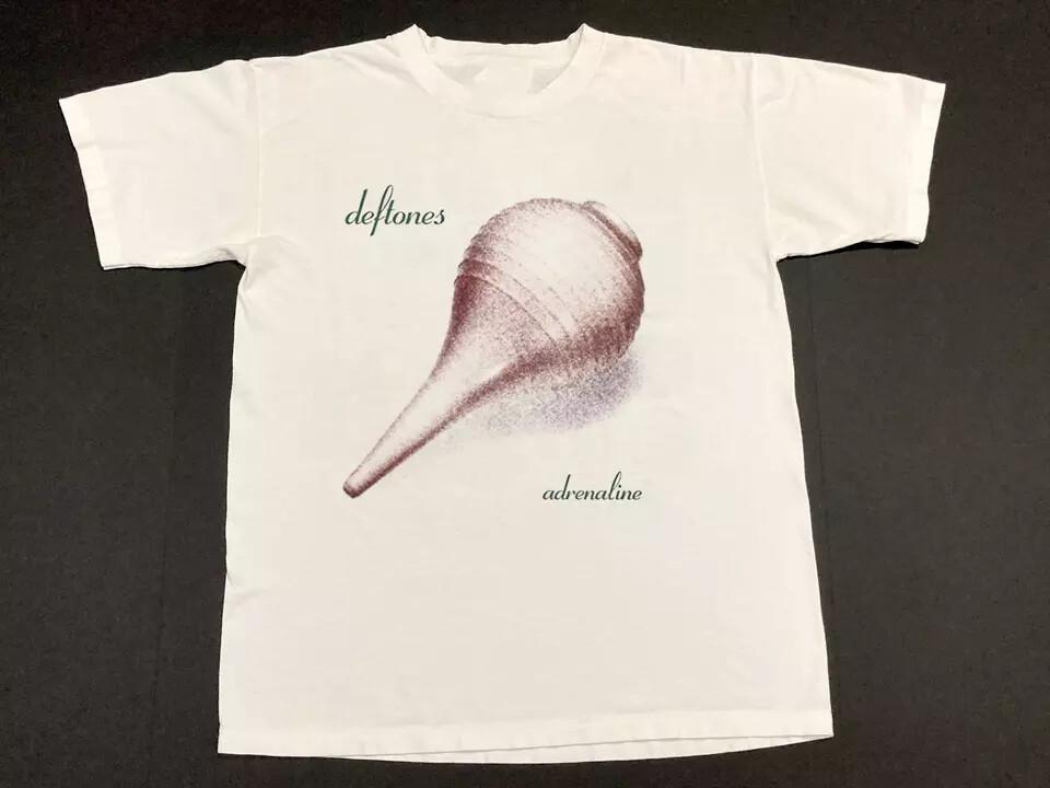 Adrenaline Deftones Short Sleeve T-Shirt Mens Womens Tees Top Tops Tee S