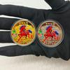 2026 Year Of The Horse Lucky Souvenir Coin Collectible Decoration Metal Crafts 40mm Zodiac Horse Commemorative Medal Event Gift