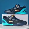 Broken Nail Mesh Children's Football Shoes Soft Sole Training Shoes Breathable Outdoor Men's and Women's Sports Shoes Velcro Design