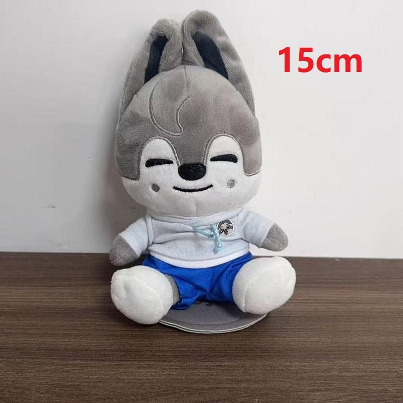 Seoul Skz Fm Live Skzoo Plush Toy 12Cm Doll Cloak Fashion Keychain Fan Commemorative Item Children'S Gift For Kids Adults Children's Birthday Gift