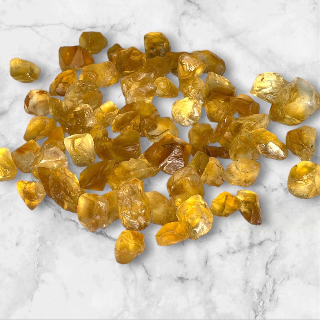 Natural Citrine Gemstone Rough, Healing Citrine Crystal, Specimen Minerals, Loose Gemstone Rough Lot.