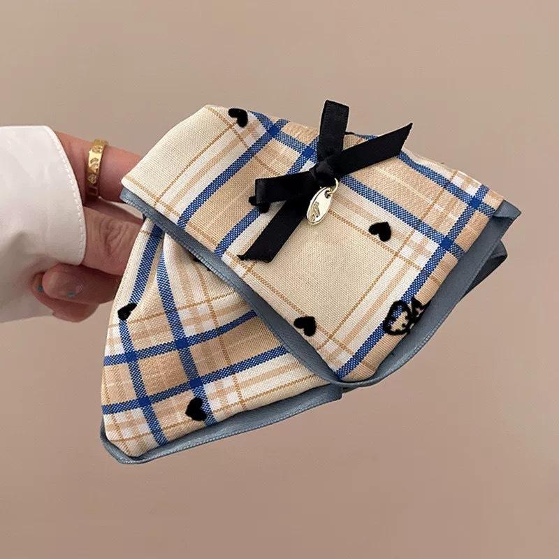 British Style Bow Hair Claw Clip For Women Girls High-End Temperament Ponytail Shark Clip Fashion Hair Accessories Gift