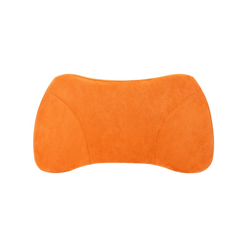 Universal Suede Car Lumbar Support All-Season Breathable Waist Protection Nappa Leather Seat Back Cushion for Car Comfort