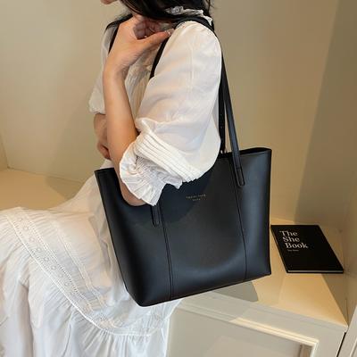 Premium Sense Large Capacity Shoulder Tote Bag Women's 2025 New Trendy Summer Fashion Texture Versatile Messenger Bag