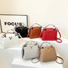 New fashionable lychee pattern lady bag portable shoulder oblique span women's bag
