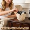 Rattan Storage Basket For Home And Guesthouse Decoration, Toy And Sundry Storage Basket, Handmade.