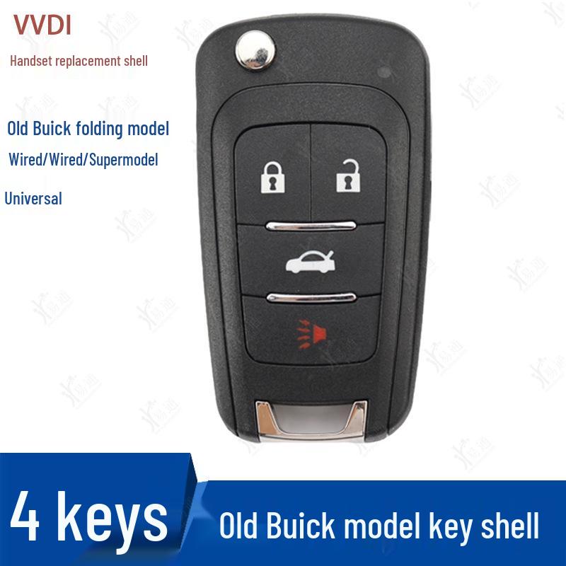 KD VVDI TY Sub-Key Replacement Shell for B5 A6 DS Hyundai Folding Blade