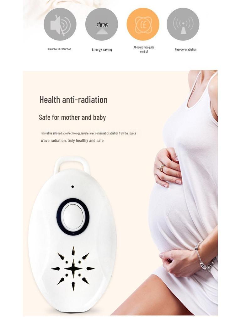 USB Rechargeable Ultrasonic Mosquito and Insect Repeller – Portable and Outdoor-Friendly