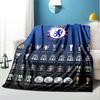 Football club.C Pattern Blanket for Home Decoration, Bed, Sofa, Car Travel, Camping, Suitable for All Seasons, Birthday Christmas Gift
