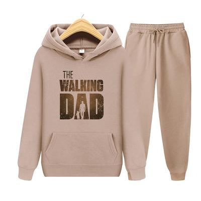Men's Sports Suit Women's Long Sleeves The Walking Dad Hooded Sweatshirt Fleece Warm Hoodies Tracksuit Casual Hoody