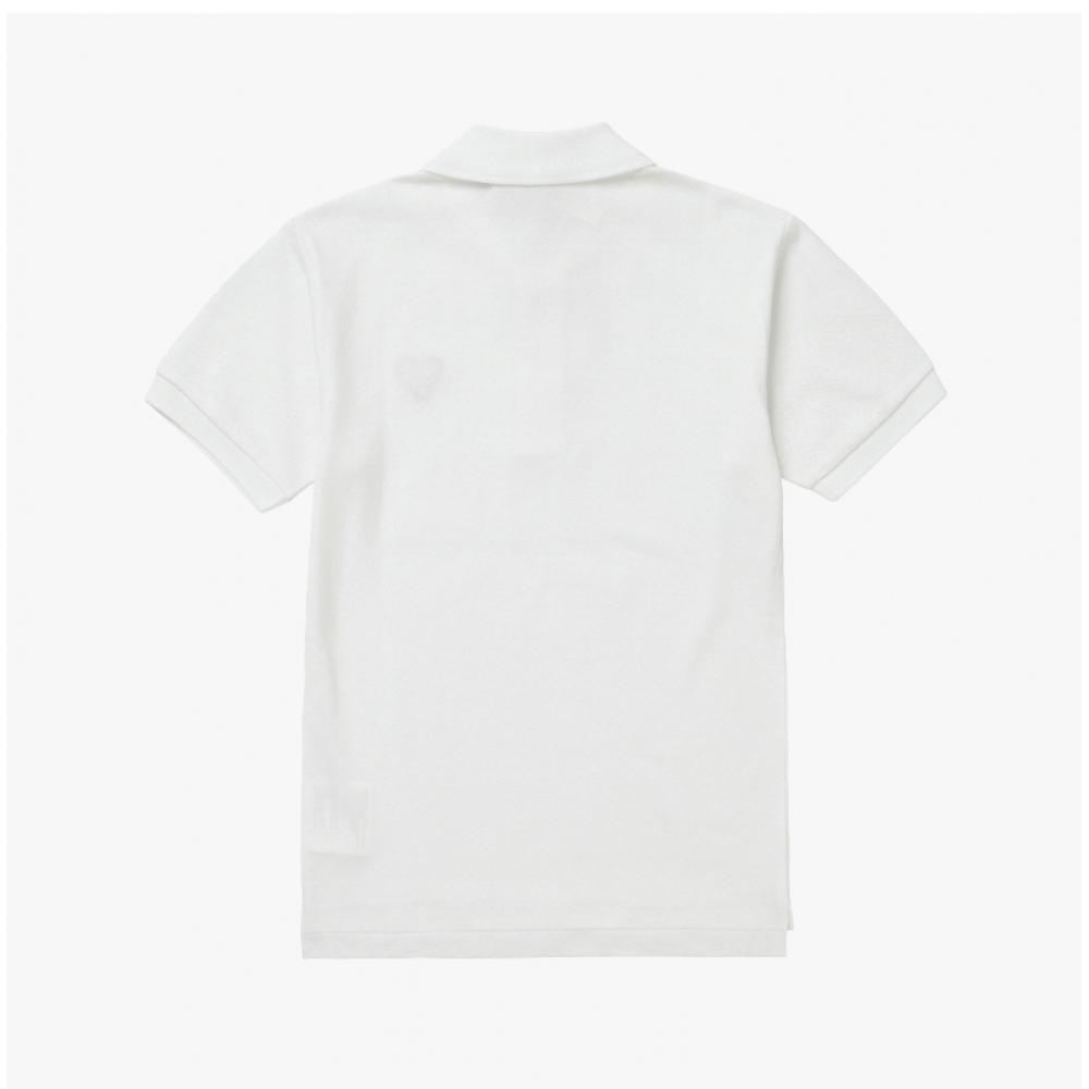 Comme DeS GarconS P1T006 5  Ax T006 051 5  Play Red Heart Waffen Polo Men S Short Sleeve Tee