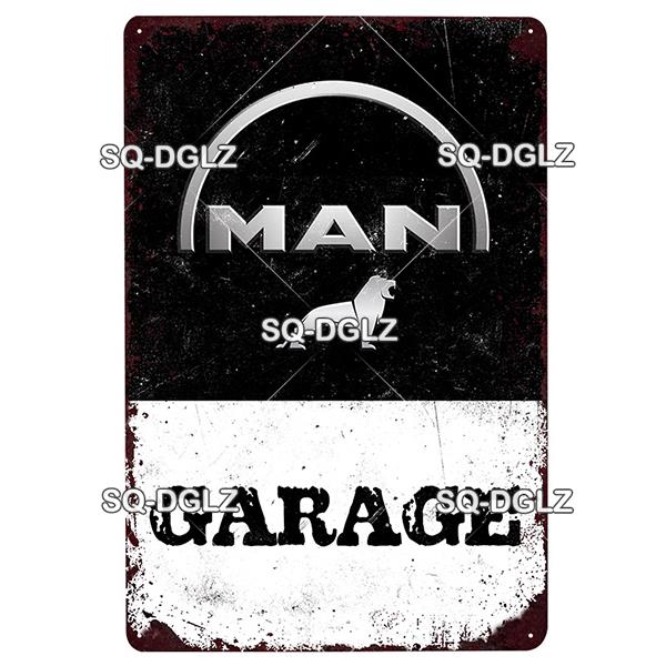 DAF Metal Sign Vintage Plaque Truck Tin Sign Wall Decor For Bar Pub Metal Crafts Retro Party Poster Gift Custom Wholesale