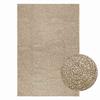 VidaXL ZIZUR Beige Rug 120x170 Cm Jute Look Indoor Outdoor, Outdoor Rug, Floor Rug, Indoor Rug, 4010407