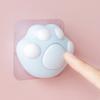 Household Supplies Cute Cartoon Cat Paw Wall Hook Creative Self-adhesive Hidden Hook Hanging Purse Key Hanger Wall Hanging Decor