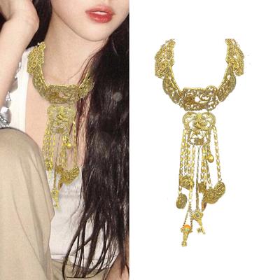Fashionable Alloy Necklace Vintage Inspired Jewelry Gift for Fashion Lovers