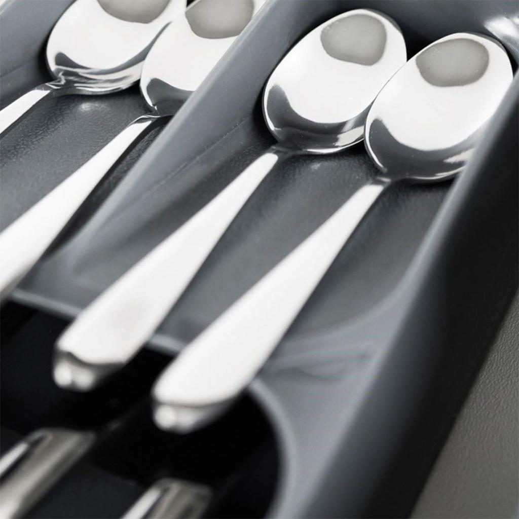 ORGANIZER CONTAINER CUTLERY INSERT FOR DRAWER gray 229010-S
