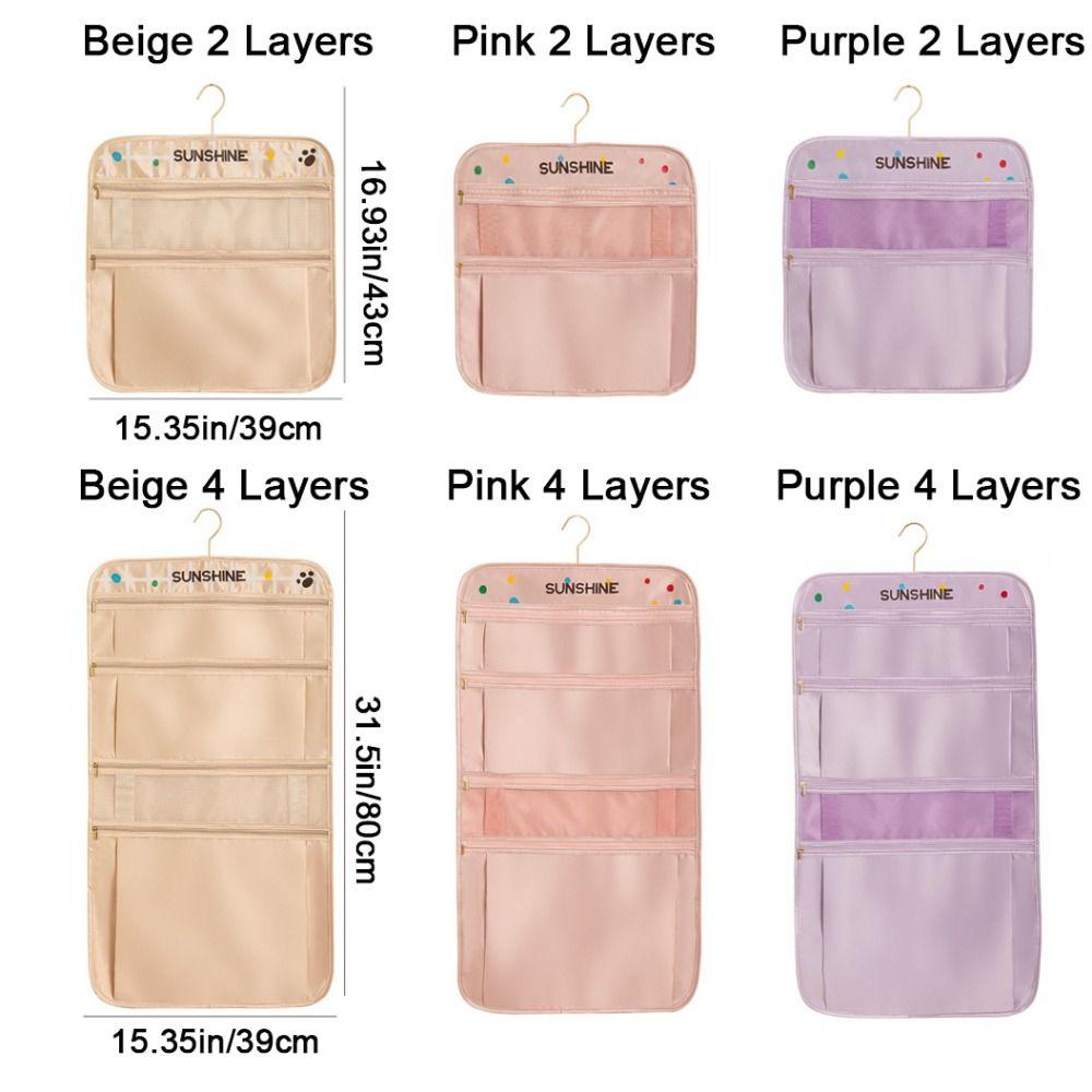 Home Closet Underwear Hanging Organizer Storage Bag Multifunctional Socks Storage Space-saving Wardrobe Clothes Shelf Organizer