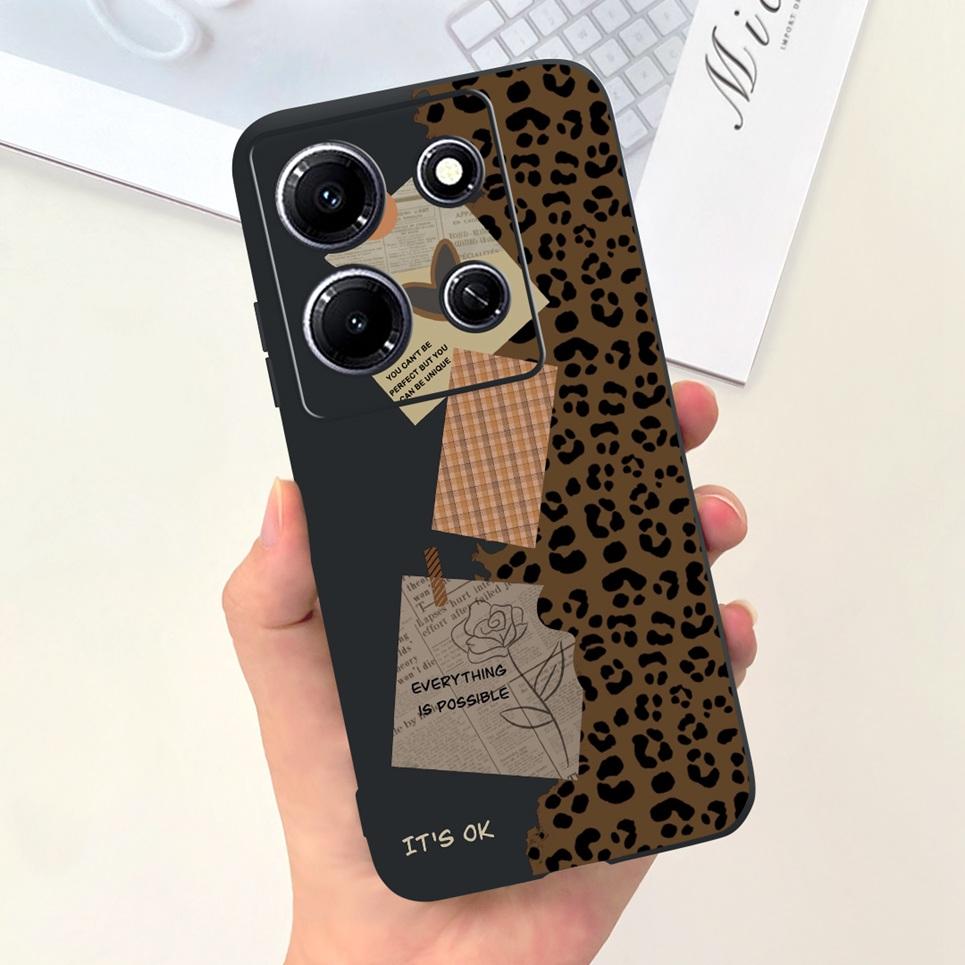 For Infinix Note 30i Note 30 Pro 30 vip Note30 4G 5G Phone Cover Moon Night Cartoon Cool Style Soft Silicone For Note30i Bumper