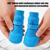 4 Pcs Dog Shoes for Small Dogs, Soft Anti-Slip Puppy Boots Paw Protectors for Hot Pavement, Hardwood Floors, Winter Snow Hiking