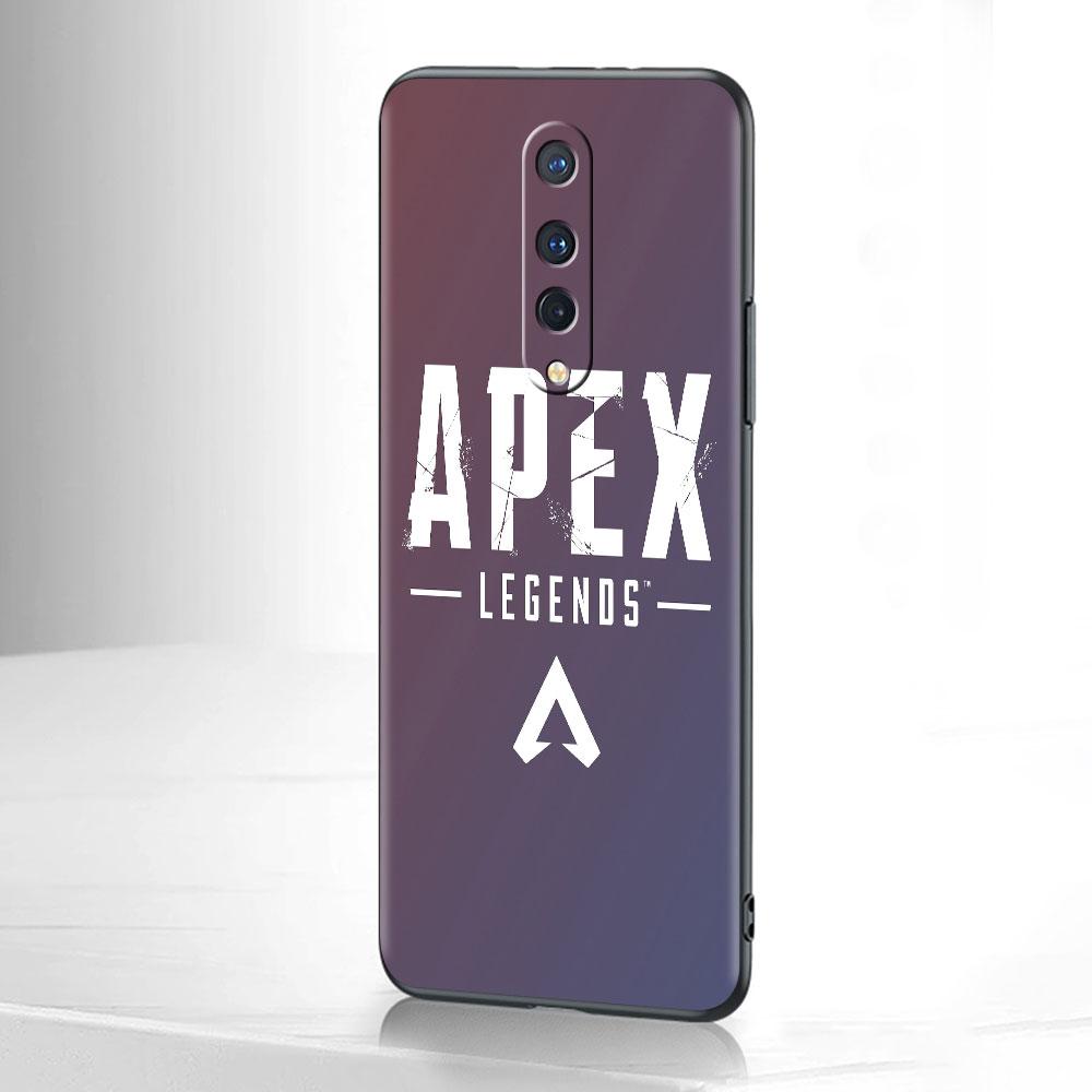 Custodia Morbida Per OnePlus 8T 7 9 8 Pro Nord 2 Z N10 5G 9R N100 7T 6T N200 CE Nera Guscio in Silicone Copertura Telefono Gioco Apex Legends Capa