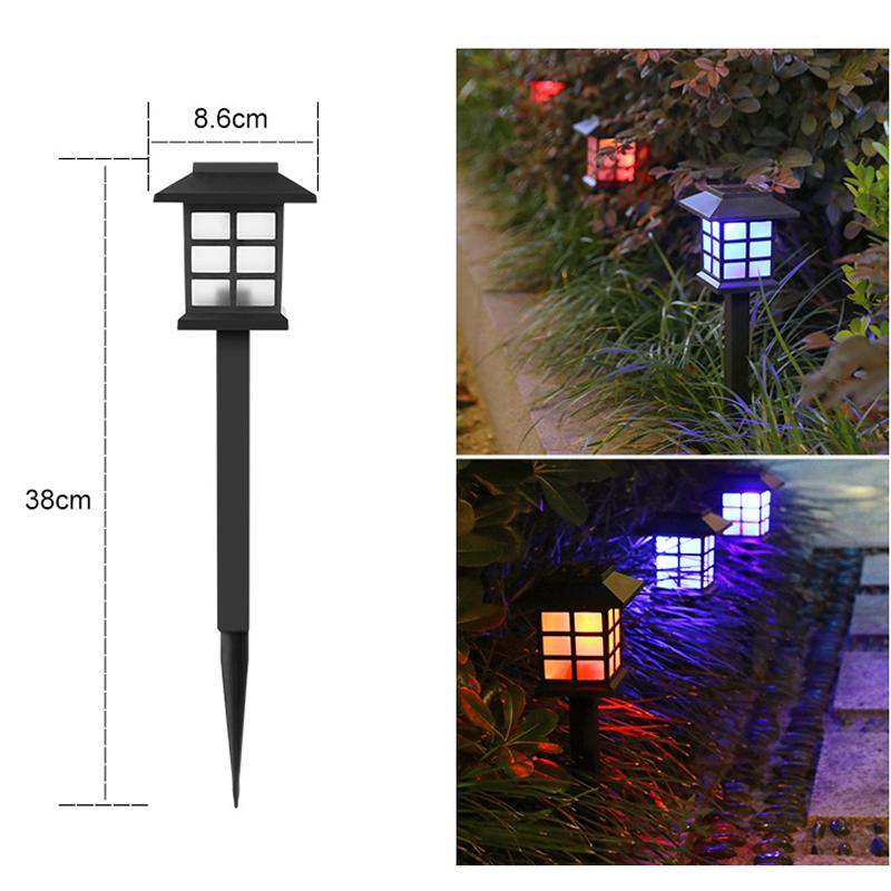 LED Solar Pathway Lawn Lights Outdoor IP65 Waterproof Solar Lamp Decoration for Garden Walkway Path Driveway Patio Yard & Lawn