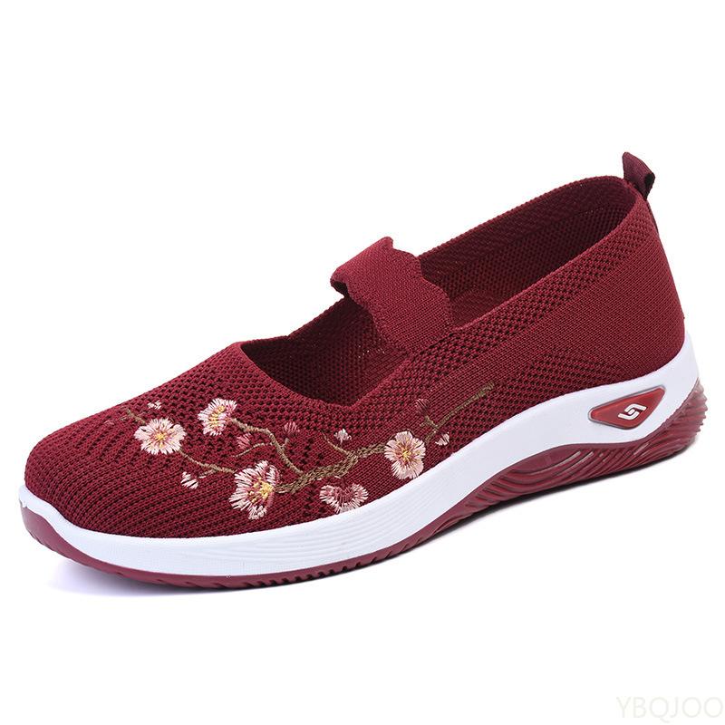 Spring and Autumn New Women's Sports Shoes Fashionable Breathable Lightweight Non-Slip Wear-Resistant Casual Sports Shoes