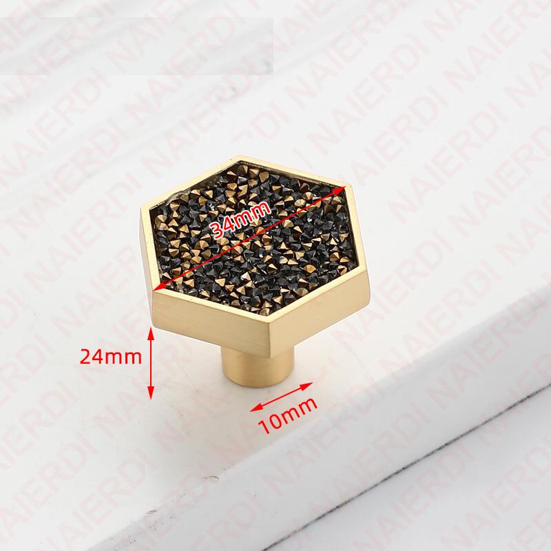 NAIERDI Heart Diamonds Cabinet Handles Zinc Alloy Lucky Clover Furniture Handles Drawer Knob Kitchen Wardrobes Dresser Knob