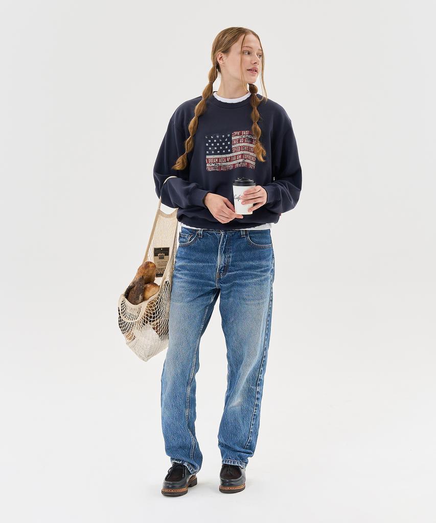 AECA Easy & Free Flag Sweat Shirts (3 Colors)