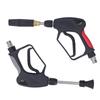 Hochdruckreinigerpistole Set 5000 PSI 10,57 GPM Anti-Verdrehungs-Sicherheitsschloss Hochdruck-Autoreiniger Auslöserpistole Außengewinde M22x1,5mm Anschluss-ID 14mm/0,6 Zoll